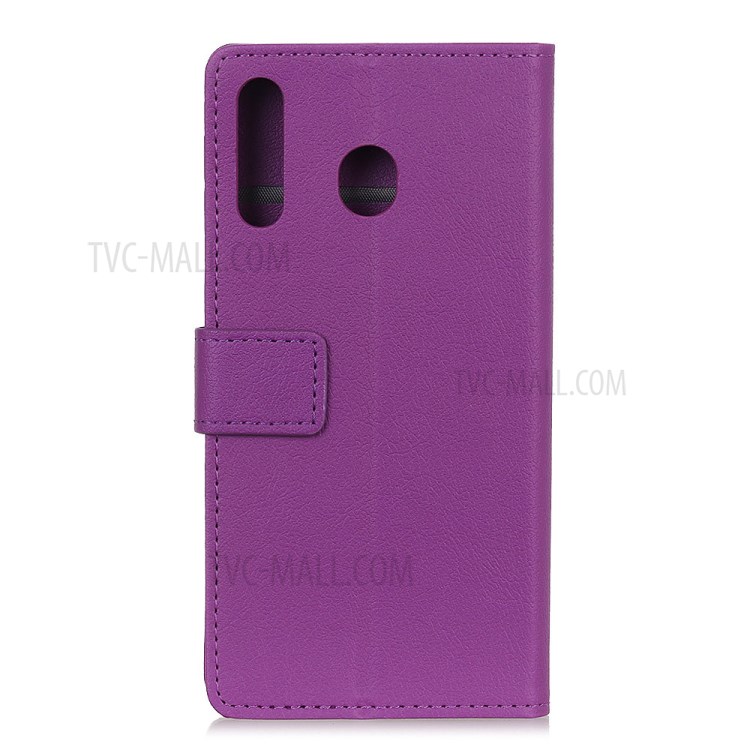 PU Leather Wallet Stand Phone Casing for Huawei Y7p/P40 Lite E - Purple-5