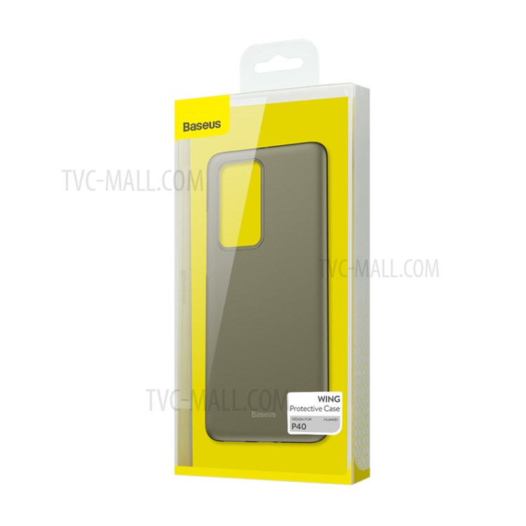 BASEUS Caso Fosco PP Ultra Fino Para P40 Huawei - Preto-12