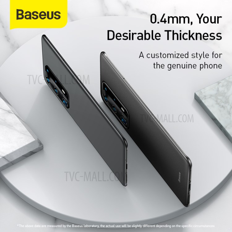 BASEUS Caso Fosco PP Ultra Fino Para P40 Huawei - Preto-3