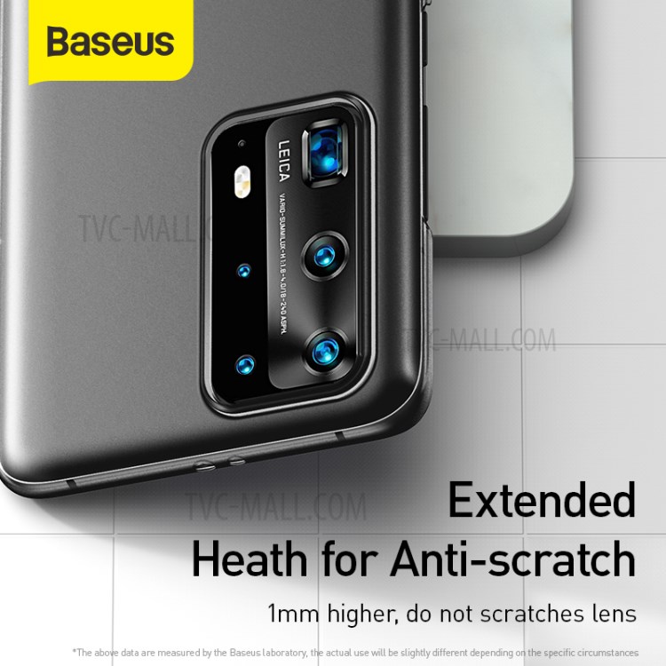 BASEUS Caso Fosco PP Ultra Fino Para P40 Huawei - Preto-6