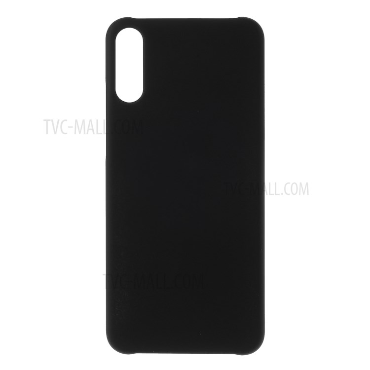 Rubberized Hard PC Phone Case for Huawei Enjoy 10e - Black-1