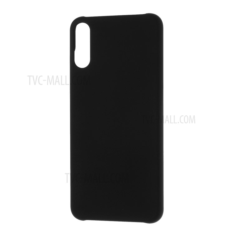 Rubberized Hard PC Phone Case for Huawei Enjoy 10e - Black-2