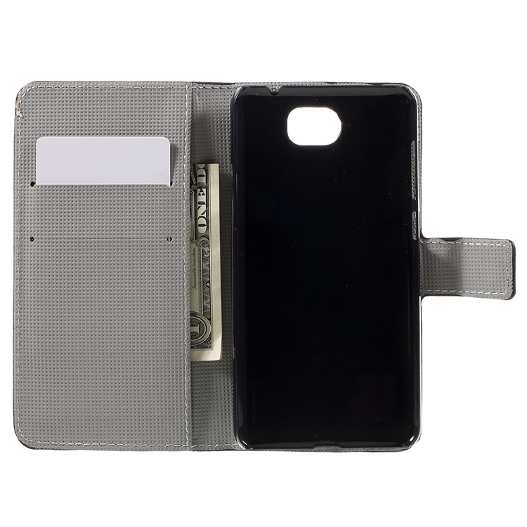 Stylish Patterned Wallet Stand Leather Shell for Huawei Y5II / Y5 II - Vintage UK Flag-6