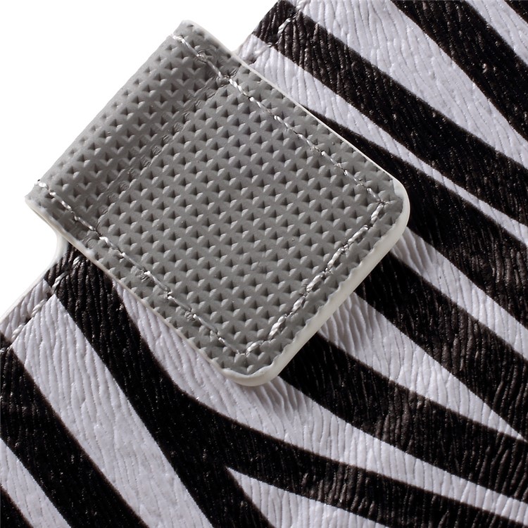Stylish Illustration Leather Protective Cover for Huawei Y5II / Y5 II - Zebra Stripe-10