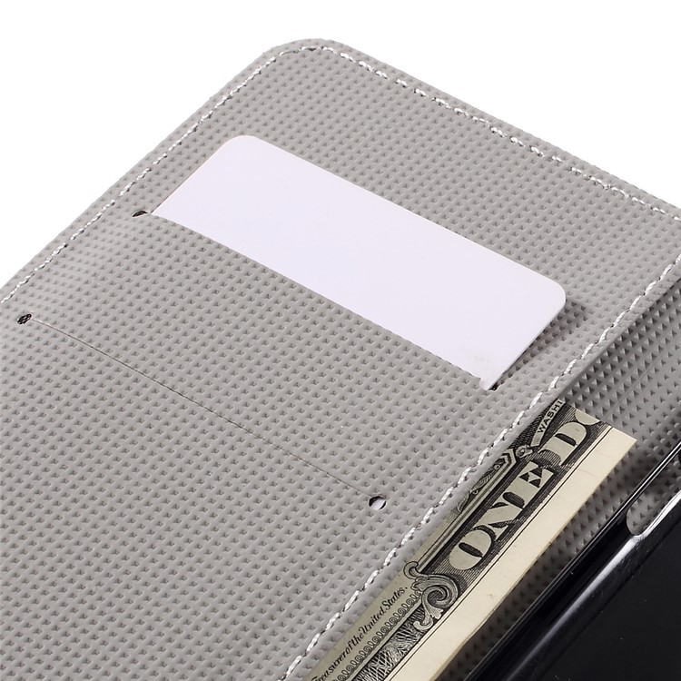 Stylish Illustration Leather Protective Cover for Huawei Y5II / Y5 II - Zebra Stripe-11
