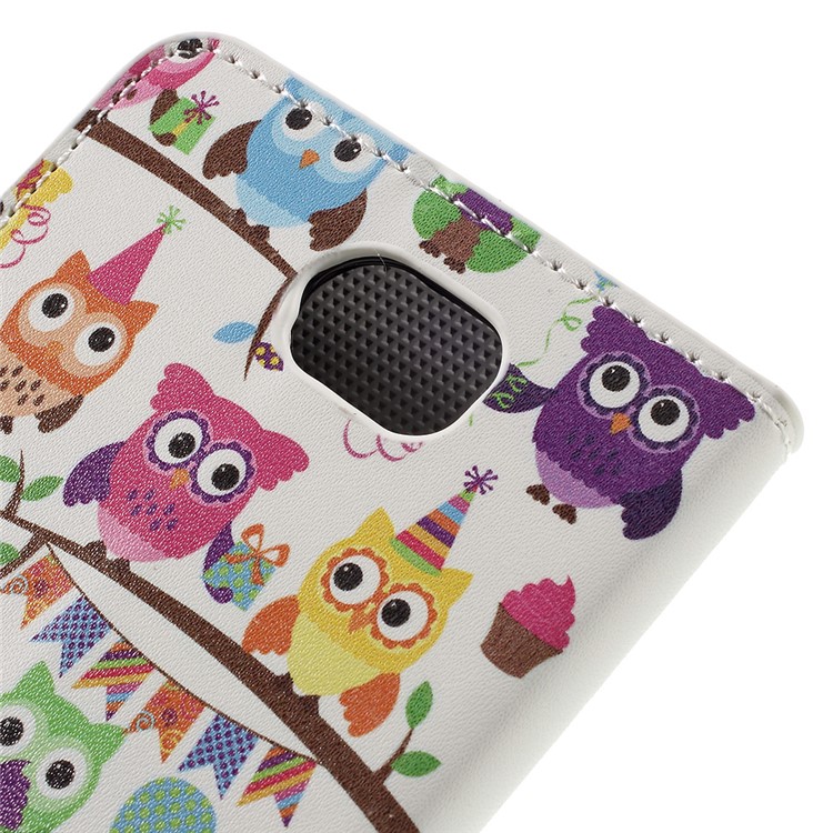 Diary Style Wallet Leather Phone Case for Huawei Y5II / Y5 II - Adorable Owls-8