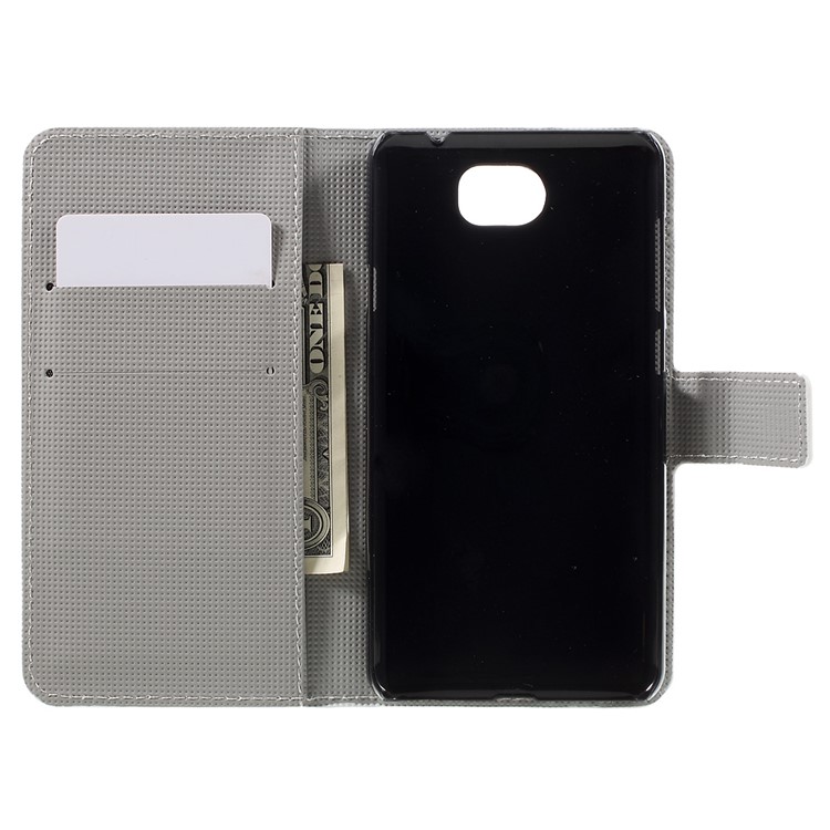 Stylish Patterned Leather Protector Cover for Huawei Y5II / Y5 II - Owl Couple-6
