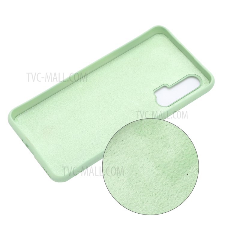 Shockproof Liquid Silicone Phone Case for Huawei nova 6 4G Version - Green-2