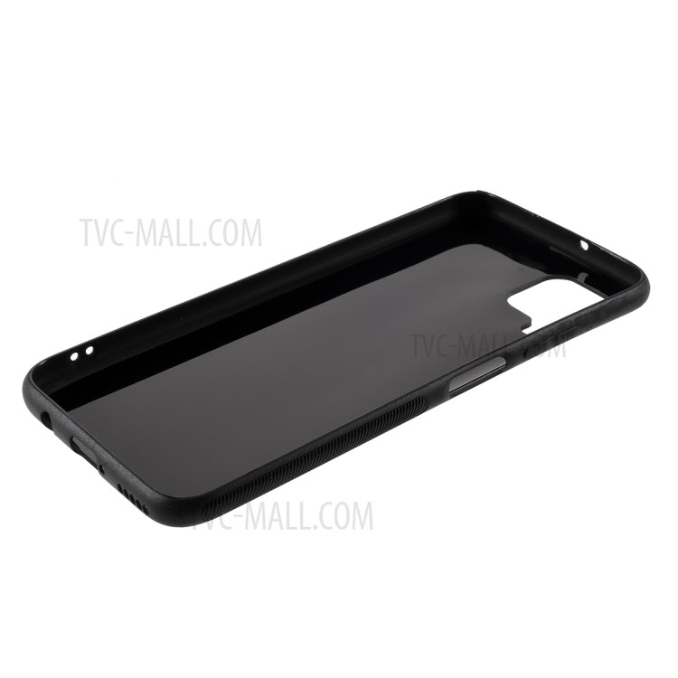 Fibra De Carbono Cubierta Del Teléfono Móvil TPU Flexible Para Huawei Nova 6 SE / P40 Lite / P40 Lite-6