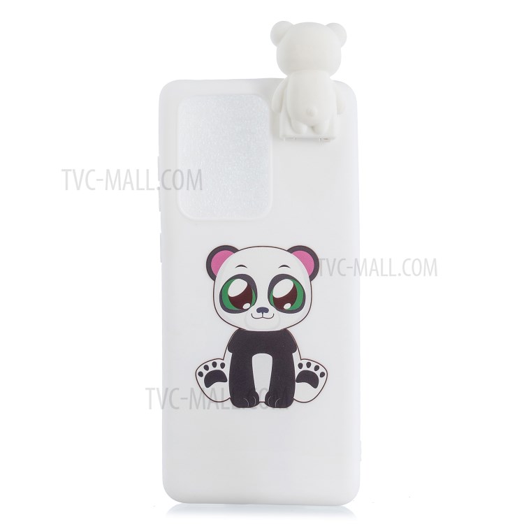 Decoración De La Muñeca 3D Cáscara Del Teléfono De TPU Suave Para La Pro P40 Huawei - Panda-2