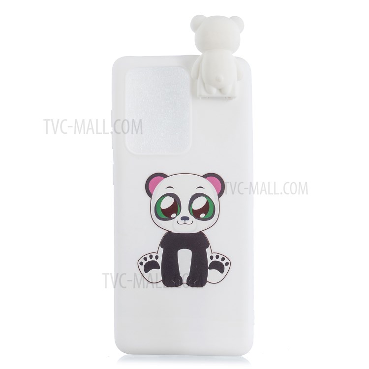 3D Doll Decor Soft TPU Phone Shell for Huawei P40 Pro - Panda-2