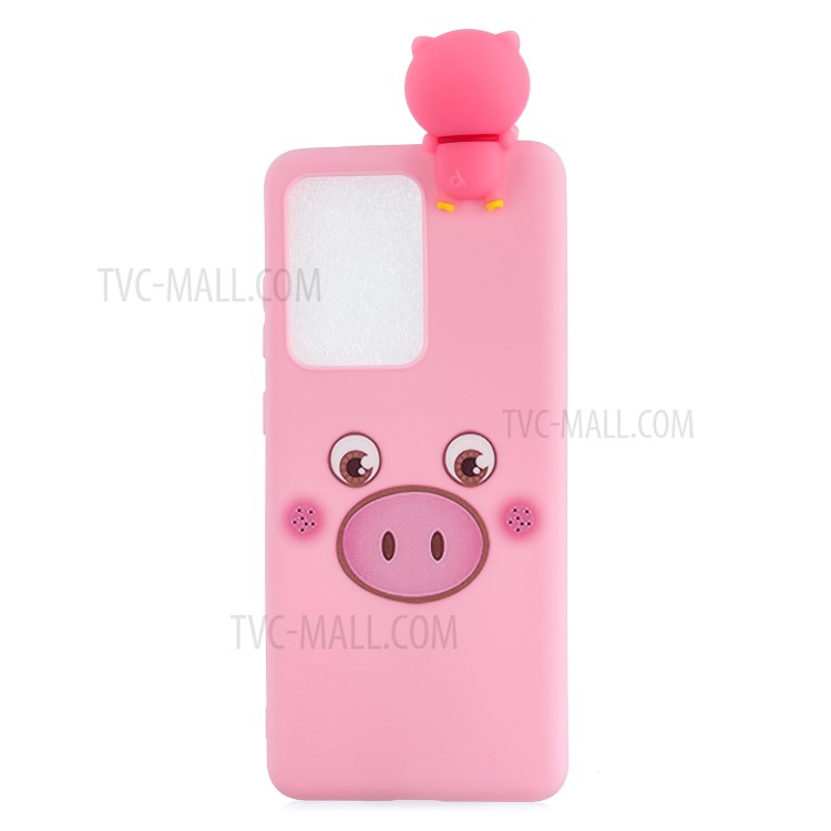Decoración Muñeca Linda Cubierta Del Teléfono 3D TPU Para Huawei P40 - Cerdo-2