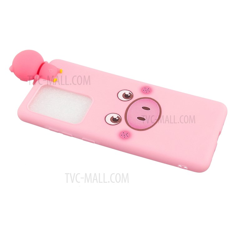 Decoración Muñeca Linda Cubierta Del Teléfono 3D TPU Para Huawei P40 - Cerdo-4
