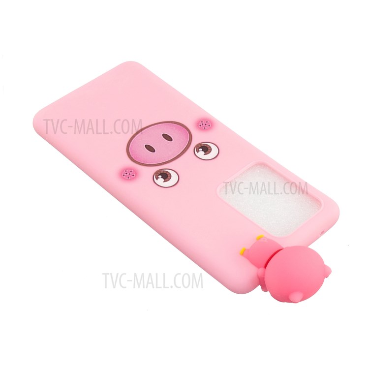 Decoración Muñeca Linda Cubierta Del Teléfono 3D TPU Para Huawei P40 - Cerdo-5