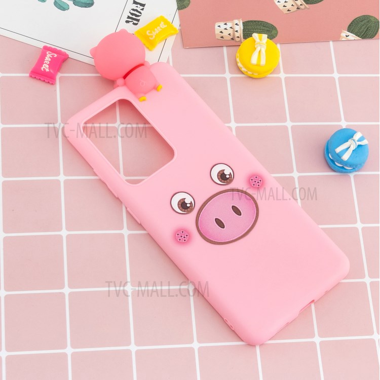 Decoración Muñeca Linda Cubierta Del Teléfono 3D TPU Para Huawei P40 - Cerdo-6