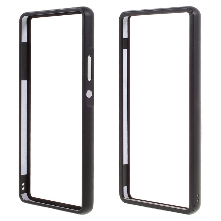 Push-pull Style Alloy Bumper Protective Case for Huawei P9 Lite/G9 Lite - Black-1