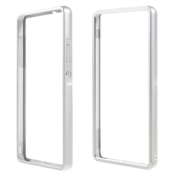 Push-pull Style Alloy Bumper Phone Cover for Huawei P9 Lite/G9 Lite - Silver-1