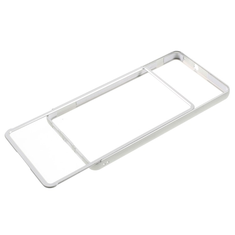 Push-pull Style Alloy Bumper Phone Cover for Huawei P9 Lite/G9 Lite - Silver-4