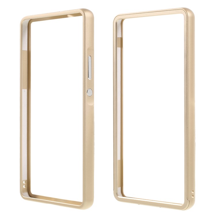 Push-pull Style Alloy Frame Protective Shell for Huawei P9 Lite/G9 Lite - Gold-1