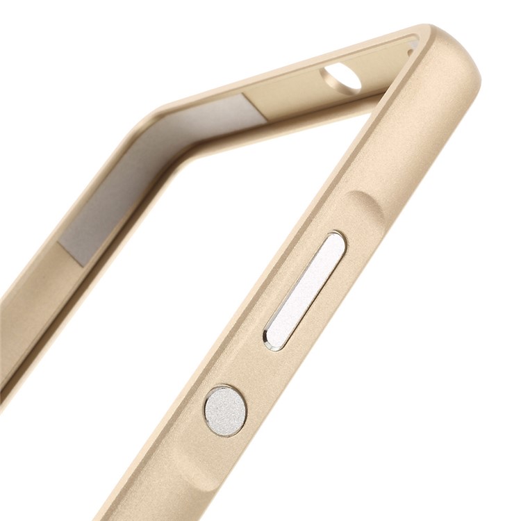 Push-pull Style Alloy Frame Protective Shell for Huawei P9 Lite/G9 Lite - Gold-6