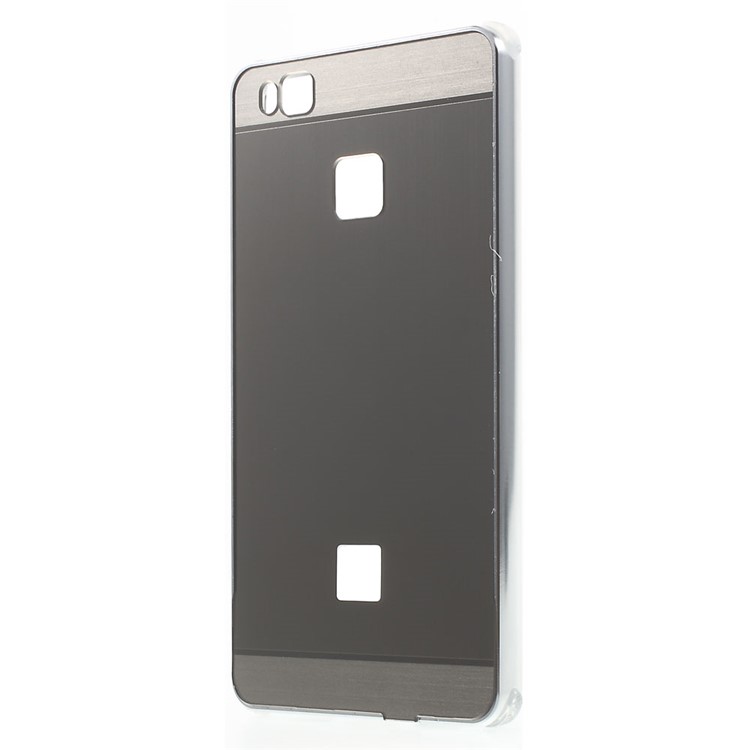 Aluminum Alloy Frame + Brushed Acrylic Back Case for Huawei P9 Lite - Silver-2