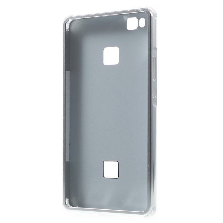 Aluminum Alloy Frame + Brushed Acrylic Back Case for Huawei P9 Lite - Silver-3