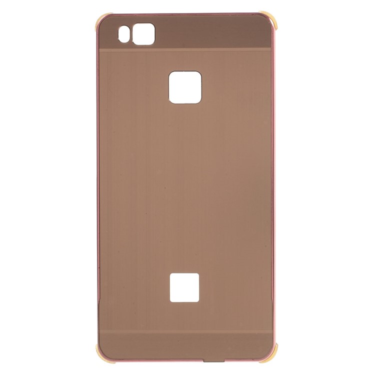 Aluminum Alloy Frame + Brushed Acrylic Back Cover for Huawei P9 Lite - Rose Gold-1
