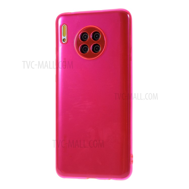 Iridescent TPU Phone Soft Covering Case for Huawei Mate 30 - Rose-2