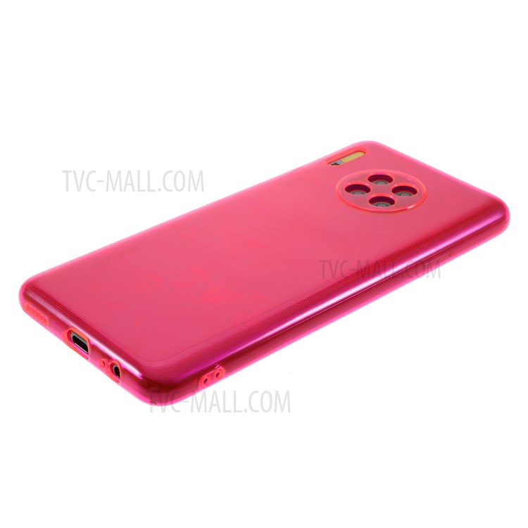 Iridescent TPU Phone Soft Covering Case for Huawei Mate 30 - Rose-5