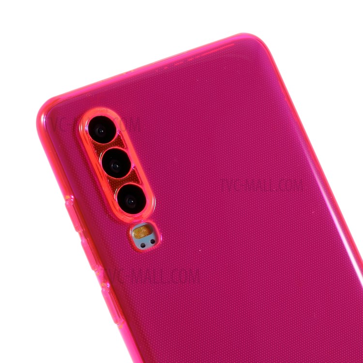 Iridescent TPU Phone Soft Case Phone Shell for Huawei P30 - Rose-3