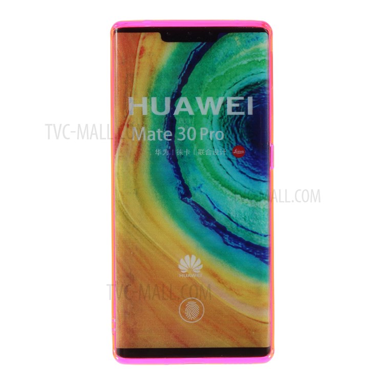 Iridescent TPU Phone Soft Cover for Huawei Mate 30 Pro - Rose-3