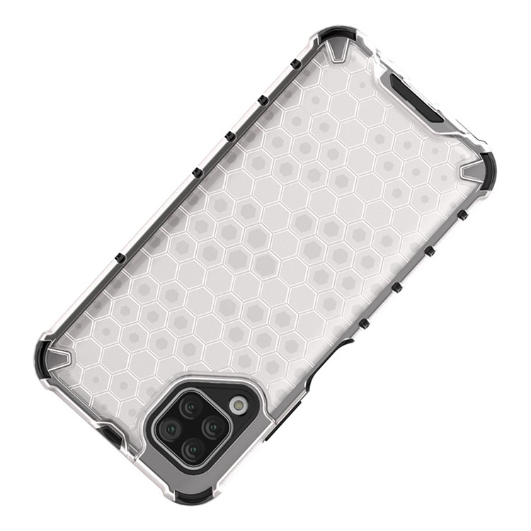 Case Combinado TPU + PC a Prueba de Choque de Panal de Abeja Para Huawei P40 Lite/nova 7i/nova 6 SE - Blanco