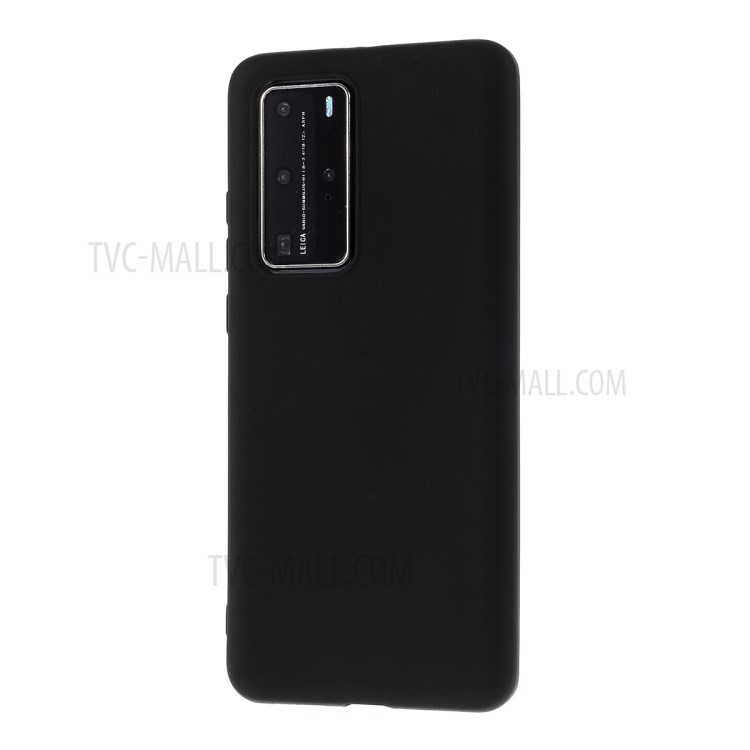 Frosted TPU Back Phone Shell for Huawei P40 Pro - Black-2