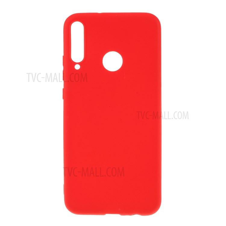 Matte TPU Protective Mobile Cover for Huawei P40 lite E/Y7p - Red-1