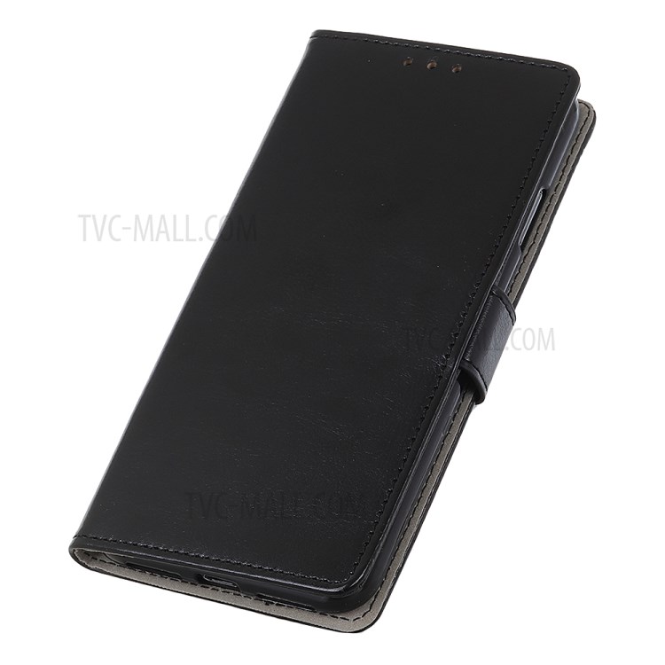 Crazy Horse Magnetic Leather Stand Case for Huawei Honor 30S - Black-6