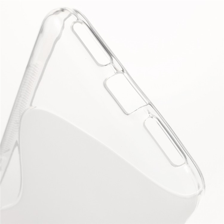 S Shape TPU Case Cover for Huawei Y5 II / Y5II - Transparent-3
