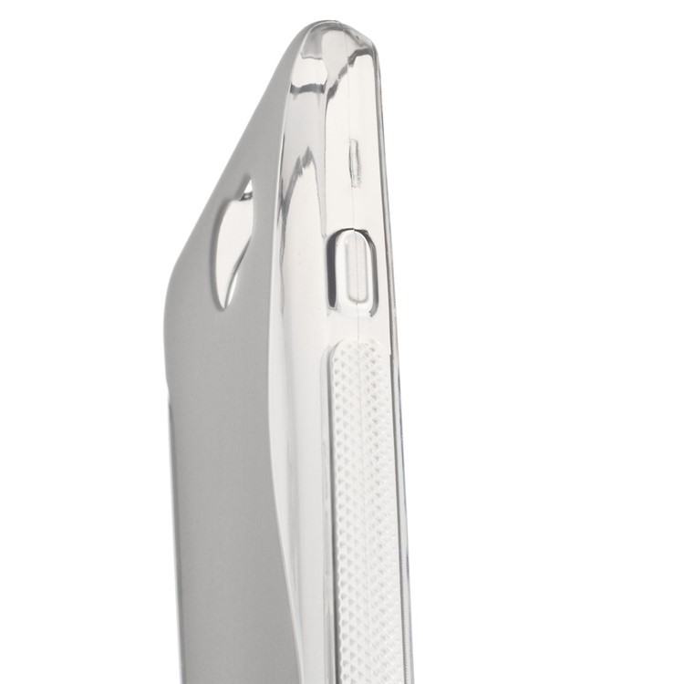 S Shape TPU Cover Case for Huawei Y5II / Y5 II - Grey-4