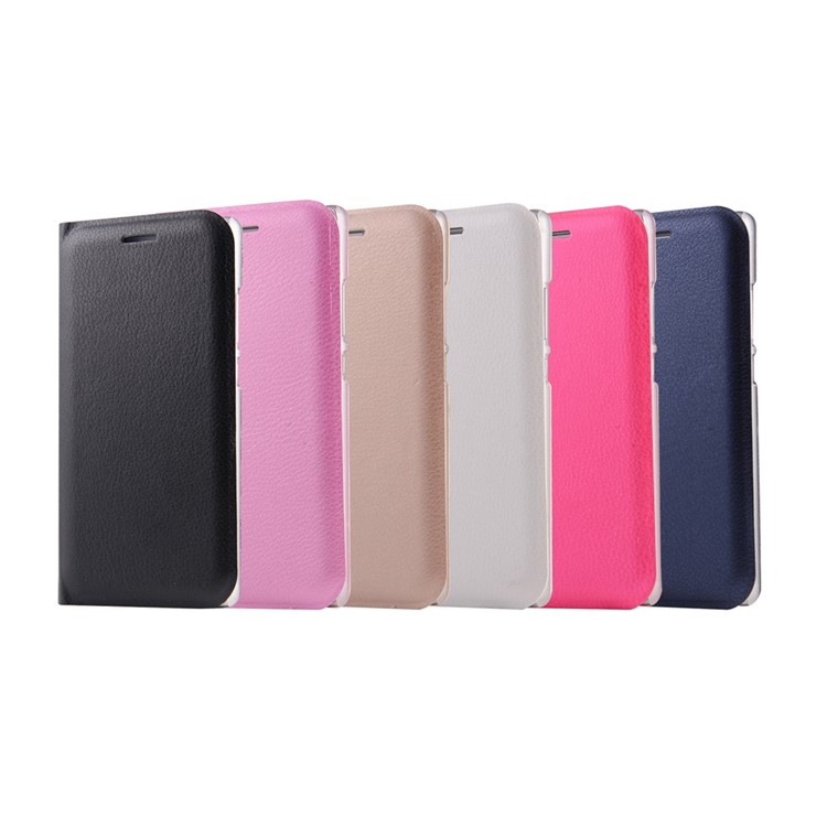 PU Leather Flip Case with Card Slot for Huawei P9 - Black-6