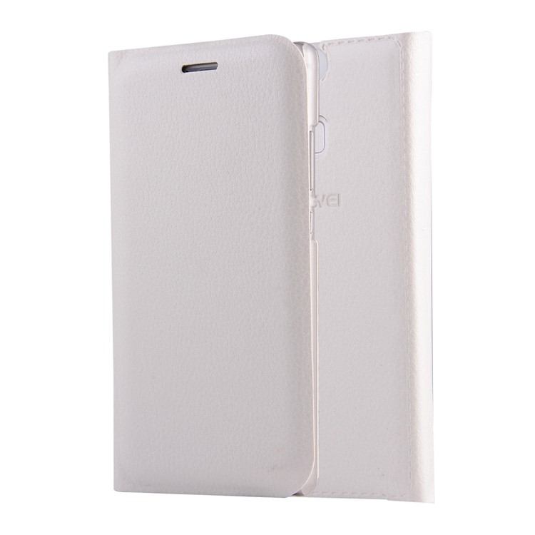 Flip Leather Cover with Card Slot for Huawei P9 - White-1