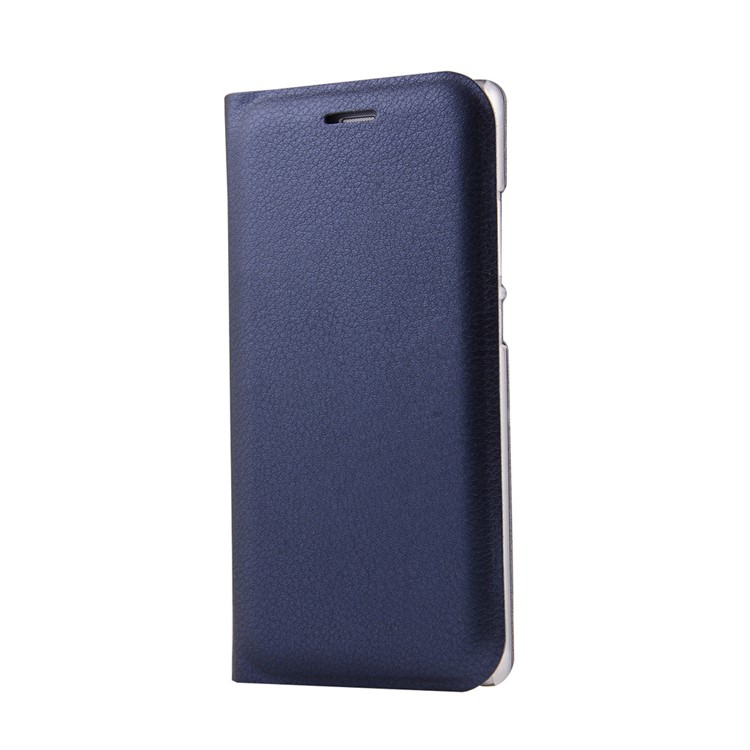 Leather Phone Case with Card Slot for Huawei P9 - Blue-2