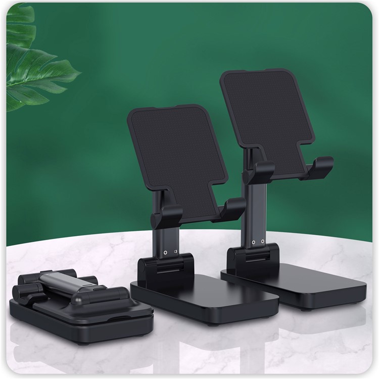 T2 2 in 1 Foldable Phone Stand Mount 5000mAh Power Bank - Black
