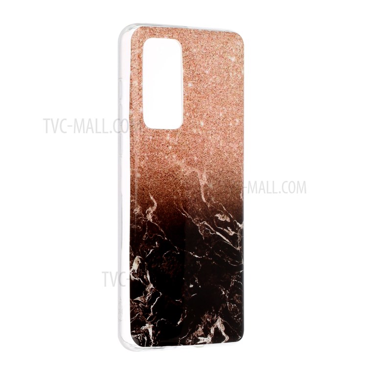 Marble Pattern Printing IMD TPU Phone Shell for Huawei P40 - Style A-3