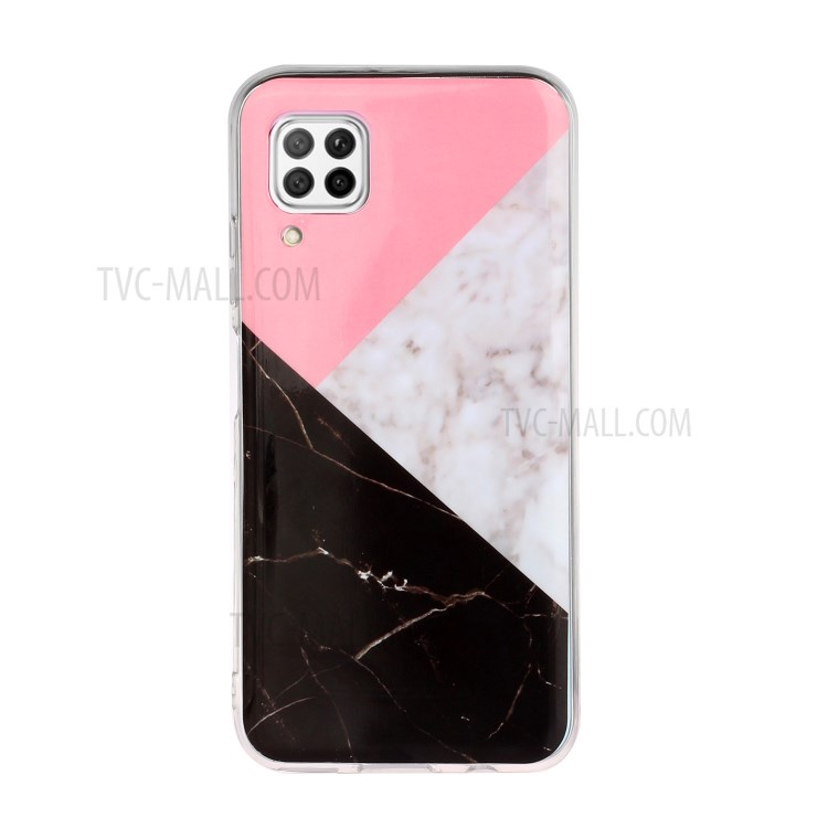 Stampa Motivi in ​​marmo IMD TPU Coperchio Per Huawei P40 Lite/nova 6 Se/nova 7i - Stile a.