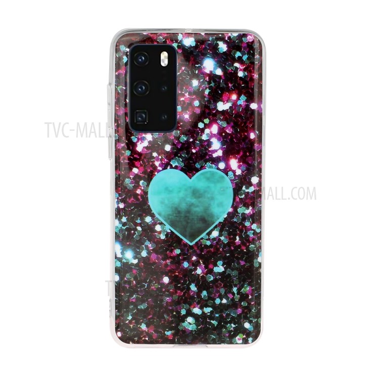 Marble Pattern IMD TPU Shell Phone Case for Huawei P40 - Style A-1