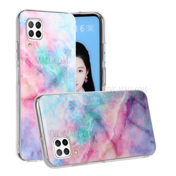 El Modelo De Mármol Caja Del Teléfono IMD TPU Para Huawei Lite P40 / 7i Nova / Nova 6 SE - Múltiples Colores-1