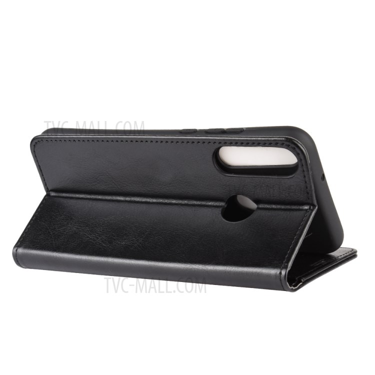 Crazy Horse Wallet Leather Stand Case for Huawei P40 lite E / Y7p - Black-7