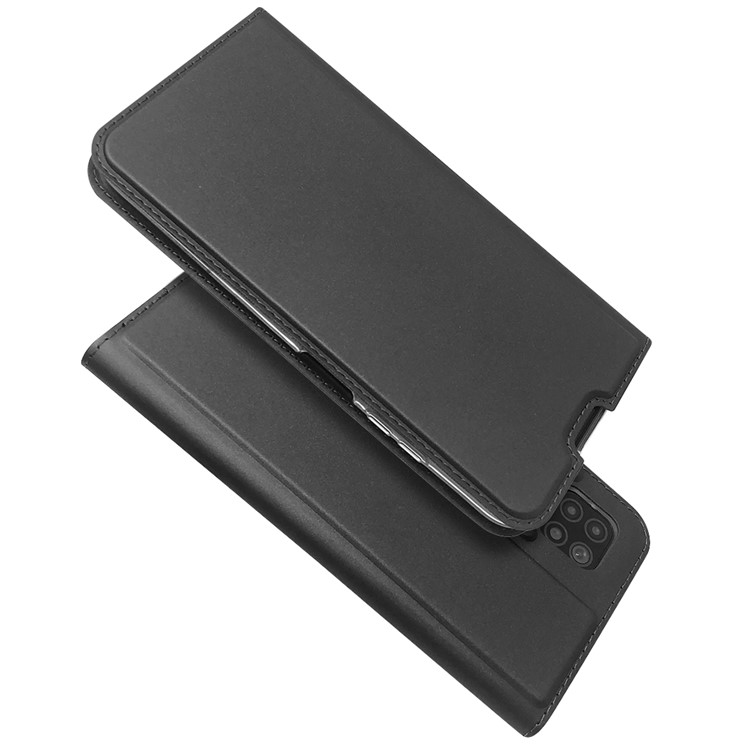 Magnetischer Adsorption Stand Lederkartenhalter Hülle Für Huawei P40 Lite/nova 7i/nova 6 se - Schwarz