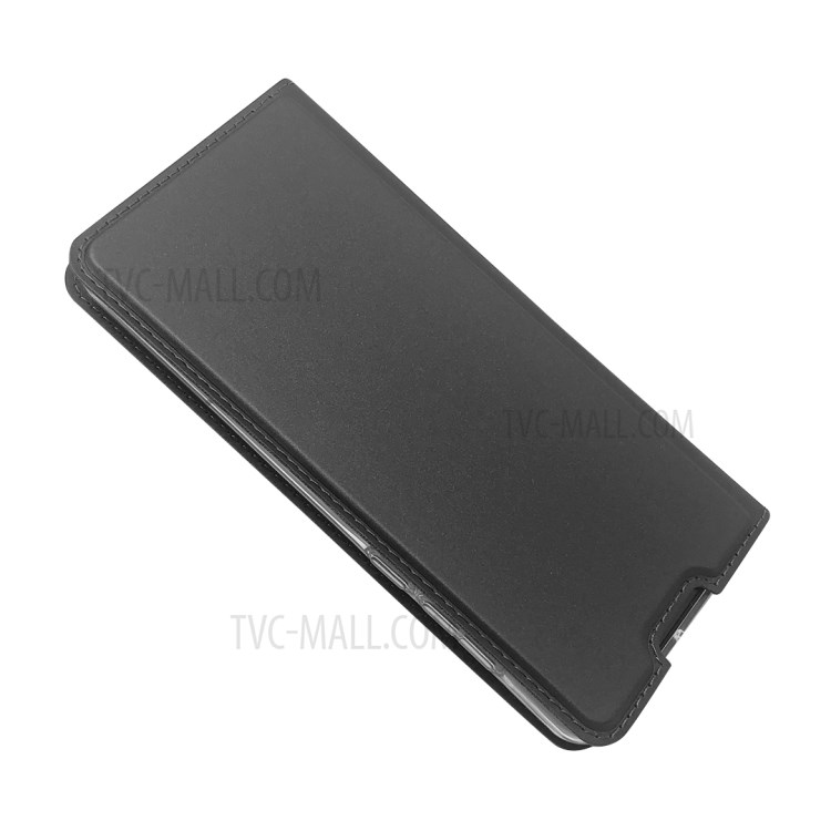 Magnetic Adsorption Stand Leather Card Holder Case for Huawei P40 - Black-3