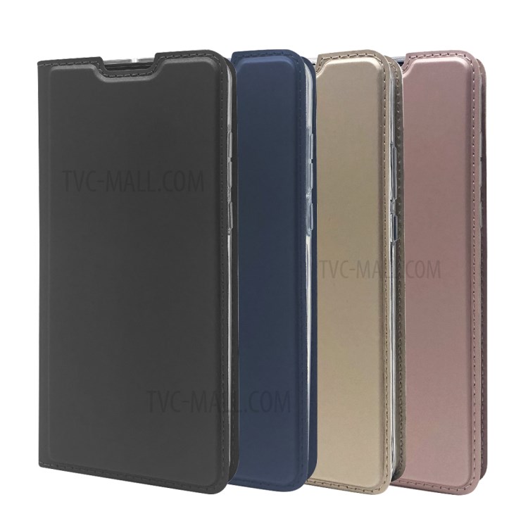 Magnetic Adsorption Stand Leather Card Holder Case for Huawei P40 - Black-9