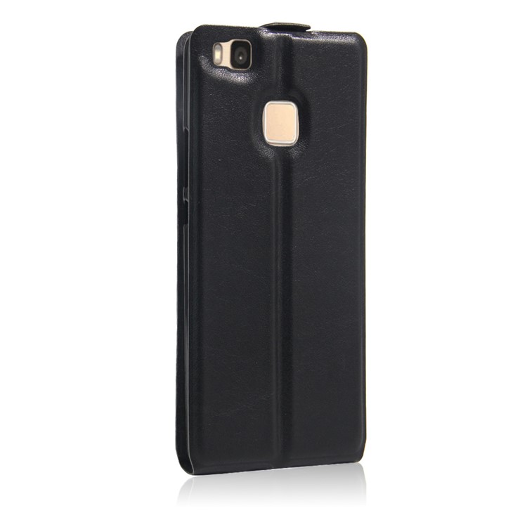 Crazy Horse Vertical Flip Leather Case for Huawei P9 Lite/G9 Lite with Card Slot - Black-5